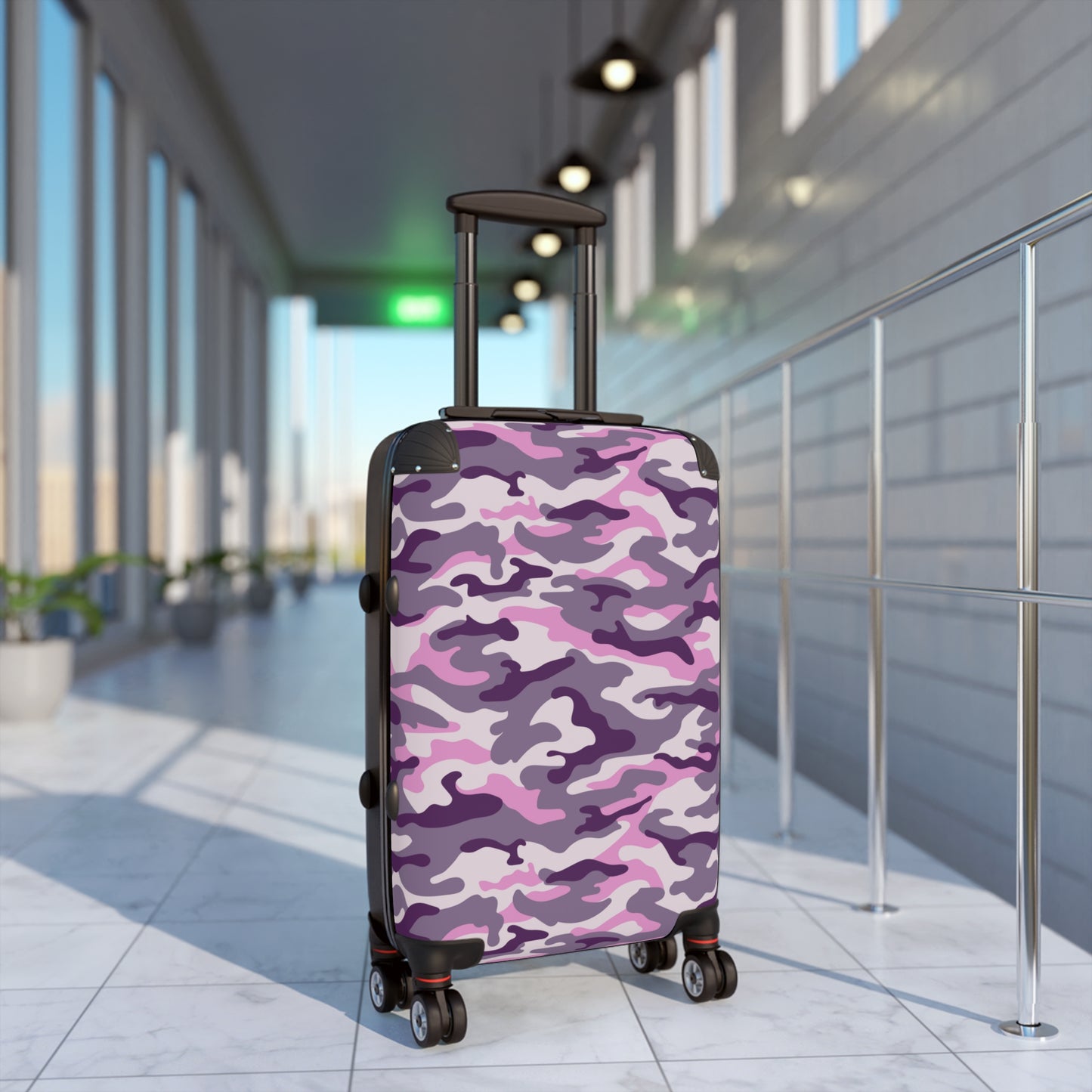 Pink Camo Suitcase