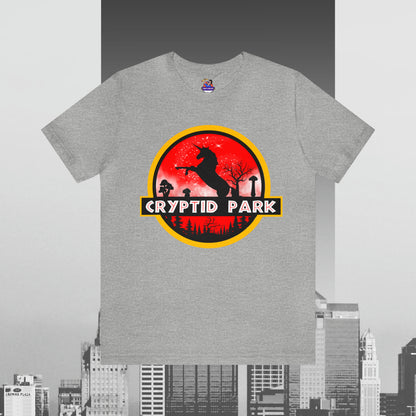 Cryptid Park Series Present The Unicorn Unisex Jersey Short Sleeve Tee
