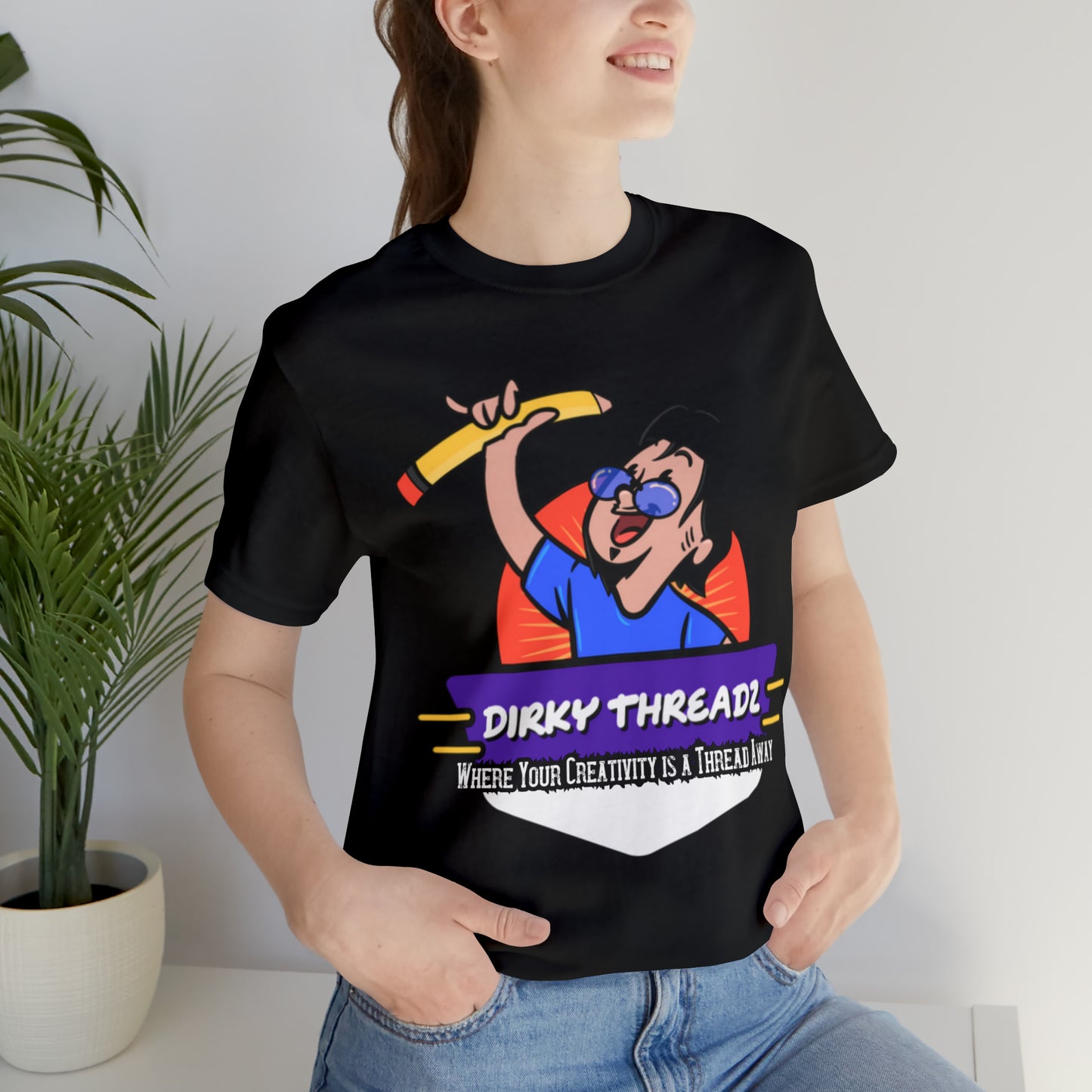 Dirky Threadz Unisex Jersey Short Sleeve Tee