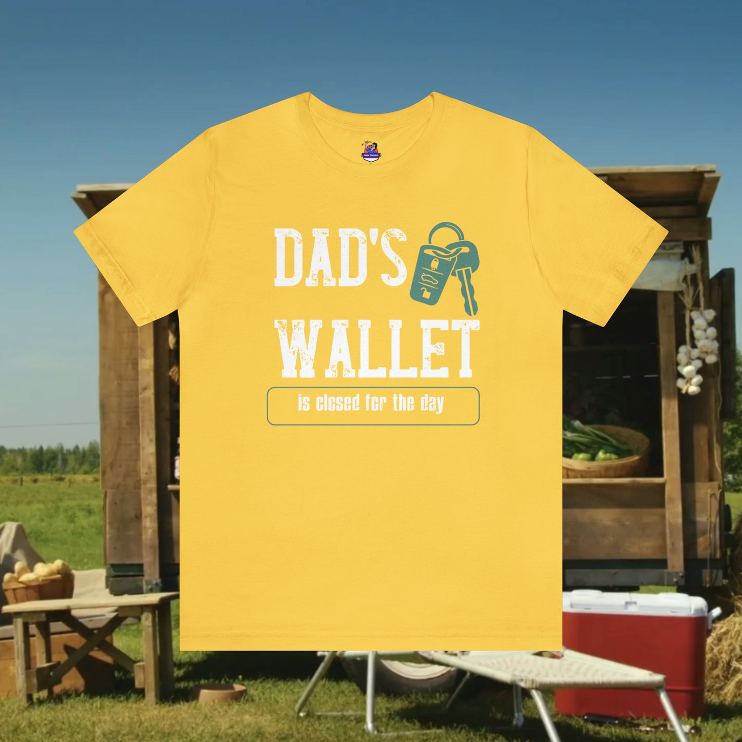 Dad's Wallet Is Closed For the Day /Unisex Jersey Short Sleeve Tee