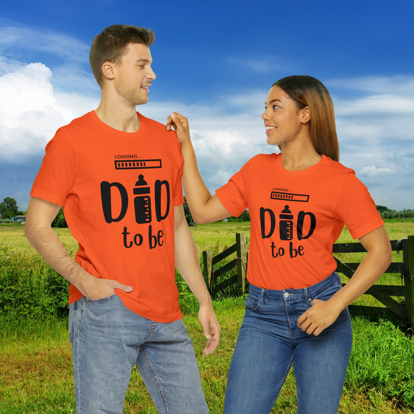 Dad To BE/ Unisex Jersey Short Sleeve Tee