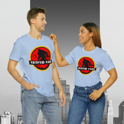 Cryptid Park Series Presents Bigfoot Unisex Jersey Short Sleeve Tee