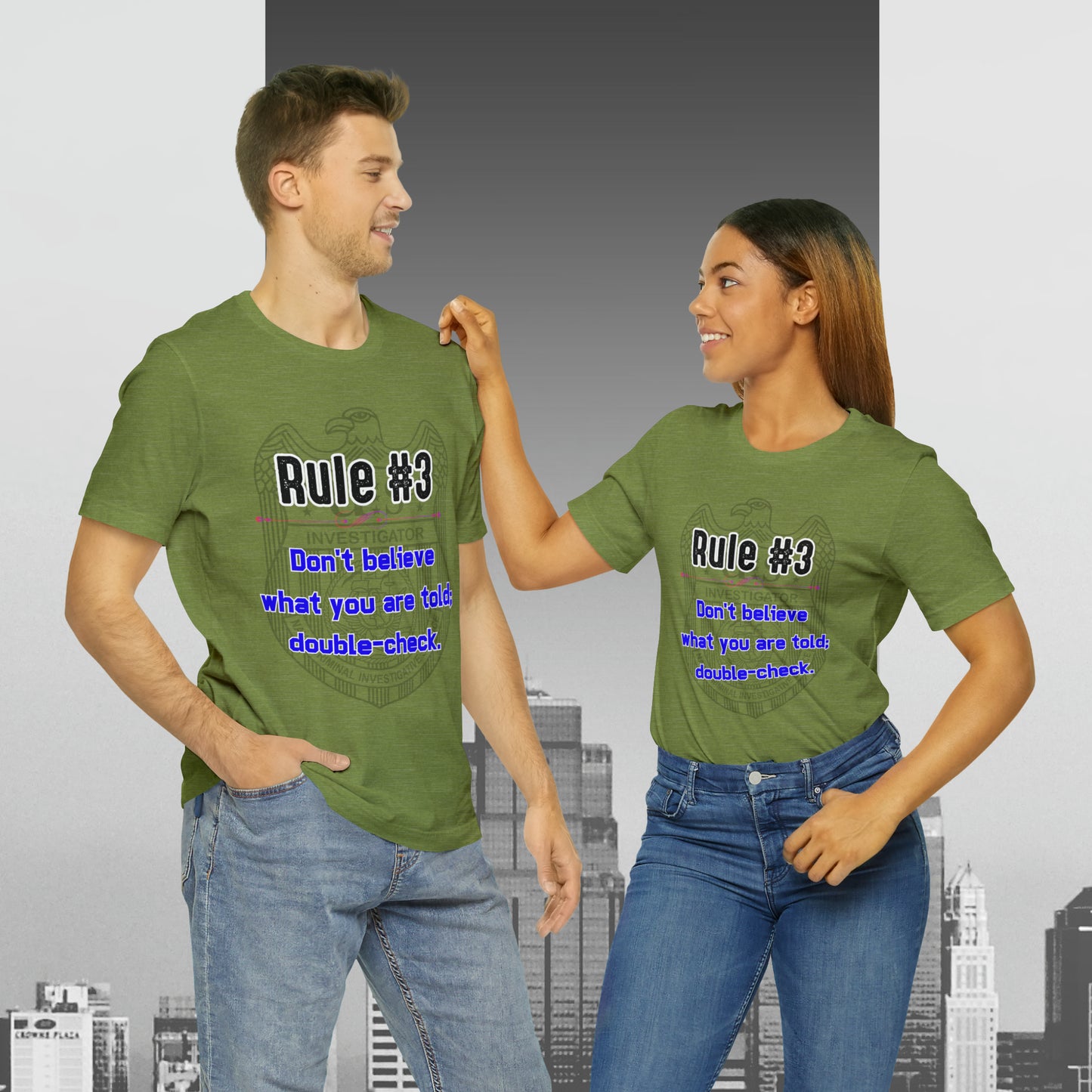 Rules of Gibbs #3 Don't Believe what you are told Unisex Jersey Short Sleeve Tee