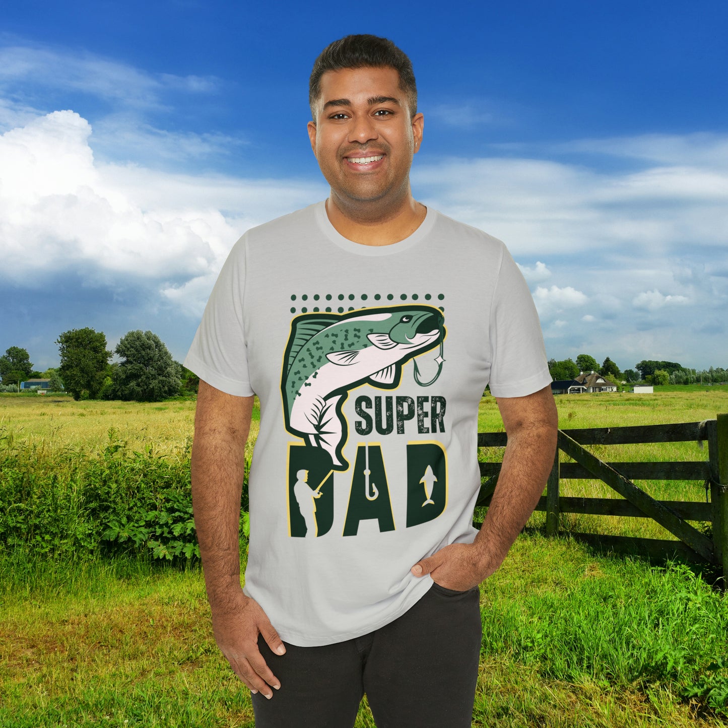 Super Dad/ Unisex Jersey Short Sleeve Tee