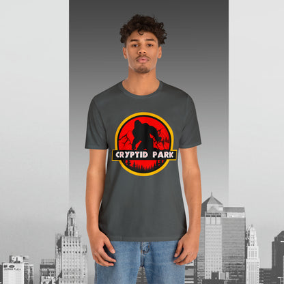 Cryptid Park Series Presents Bigfoot Unisex Jersey Short Sleeve Tee