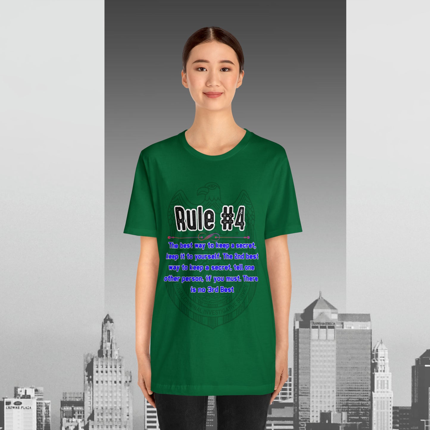 Rules of Gibbs #4 If you have a secret Keep it to yourself Unisex Jersey Short Sleeve Tee