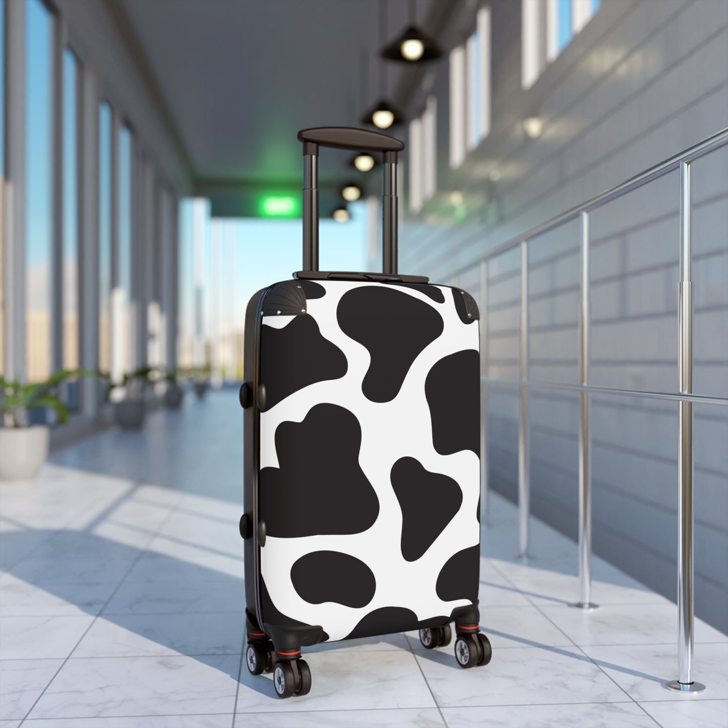 Cow Print Suitcase