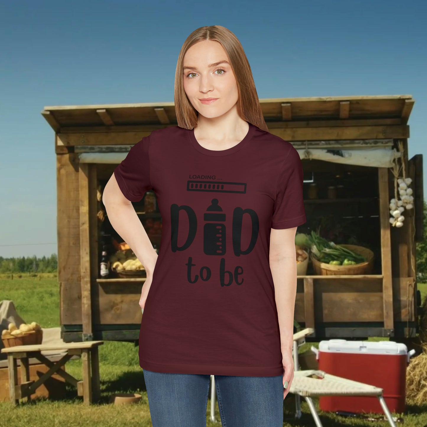 Dad To BE/ Unisex Jersey Short Sleeve Tee