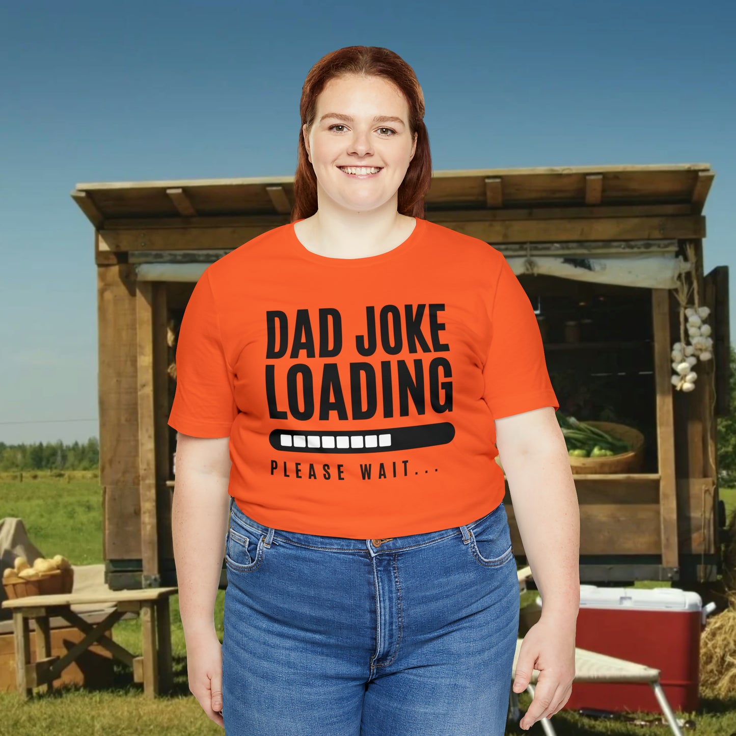 Dad Joke Loading Please Wait / Unisex Jersey Short Sleeve Tee