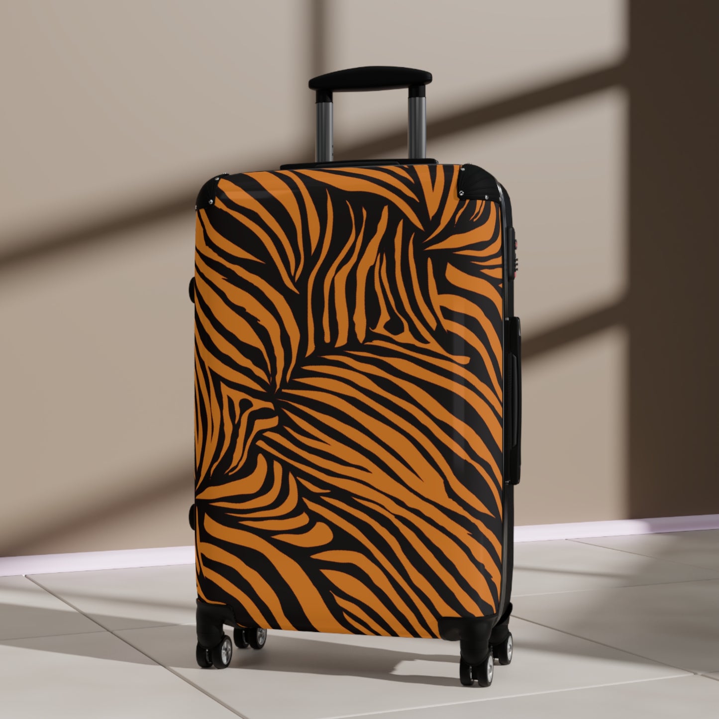 Tiger Print Suitcase