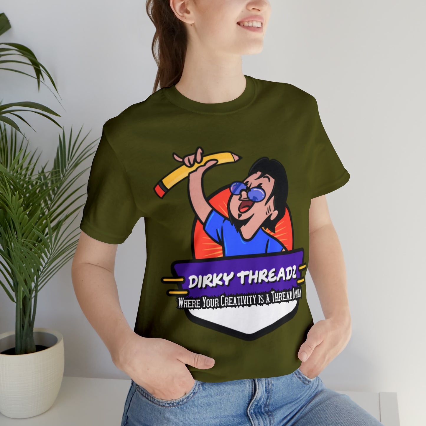 Dirky Threadz Unisex Jersey Short Sleeve Tee