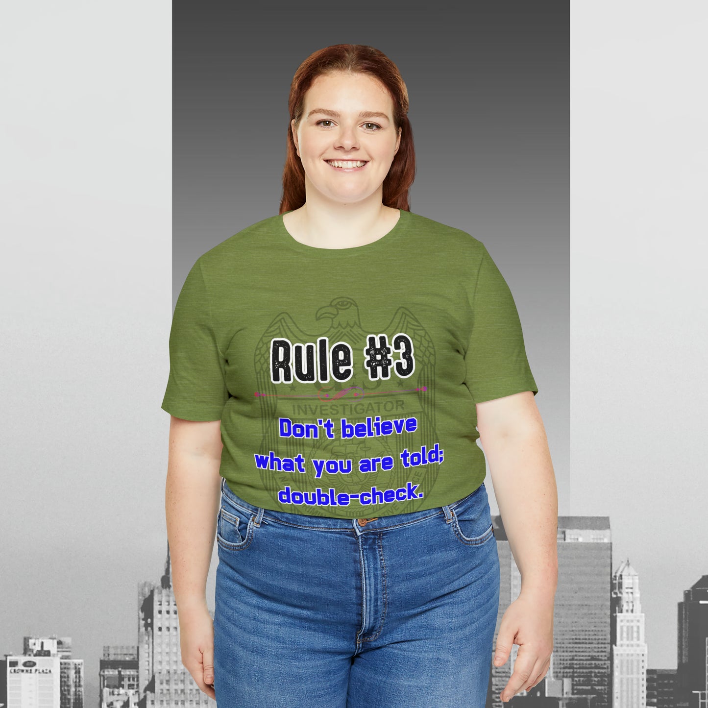 Rules of Gibbs #3 Don't Believe what you are told Unisex Jersey Short Sleeve Tee