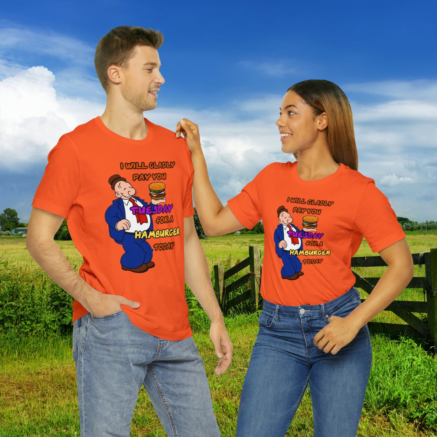 Popeye's Friend Wimpy/Unisex Jersey Short Sleeve Tee