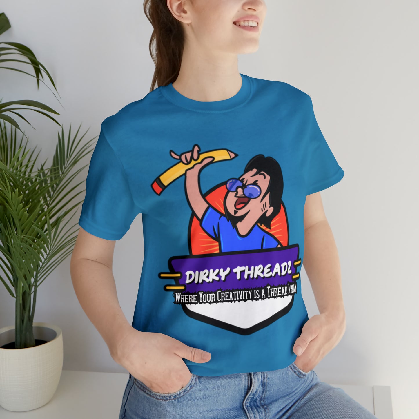 Dirky Threadz Unisex Jersey Short Sleeve Tee