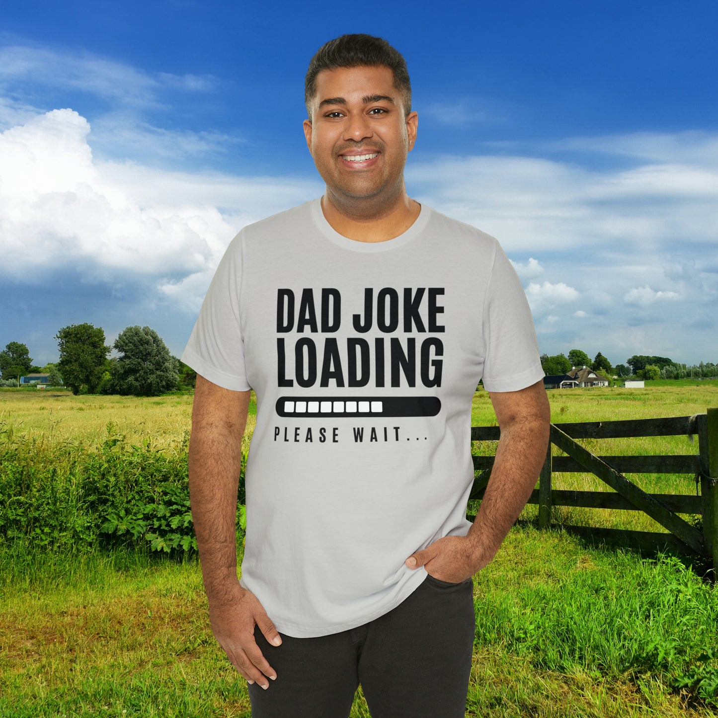 Dad Joke Loading Please Wait / Unisex Jersey Short Sleeve Tee