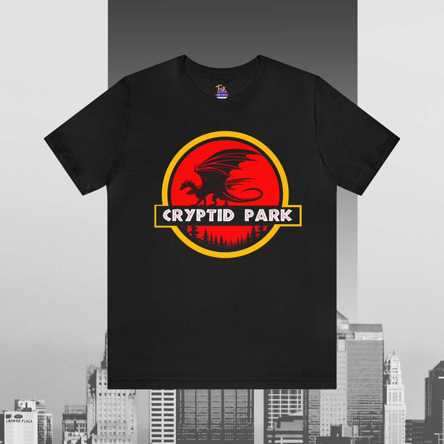 Cryptid Park Series Present The Dragon Unisex Jersey Short Sleeve Tee