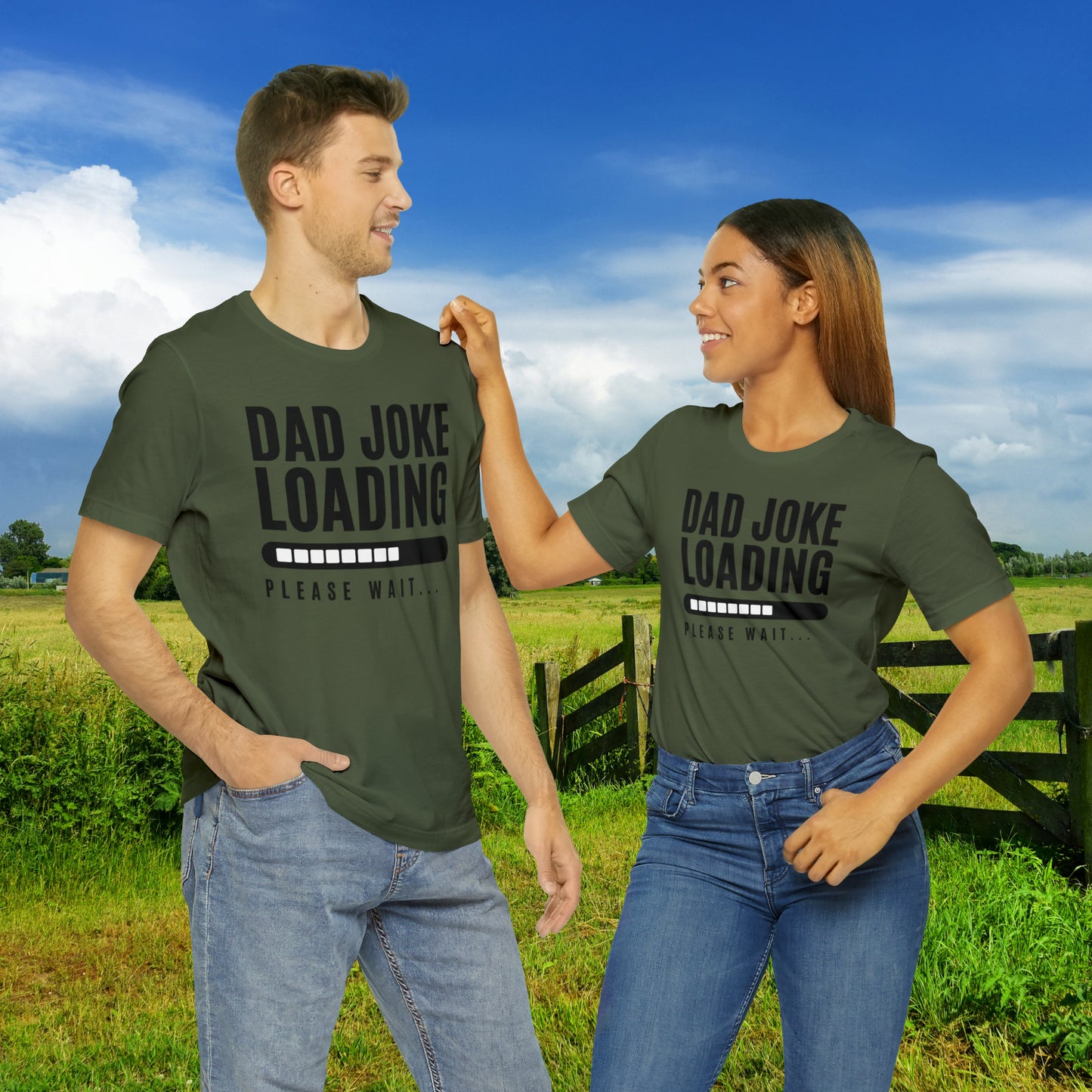 Dad Joke Loading Please Wait / Unisex Jersey Short Sleeve Tee