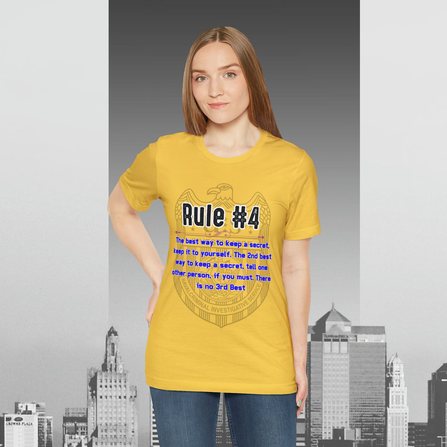 Rules of Gibbs #4 If you have a secret Keep it to yourself Unisex Jersey Short Sleeve Tee