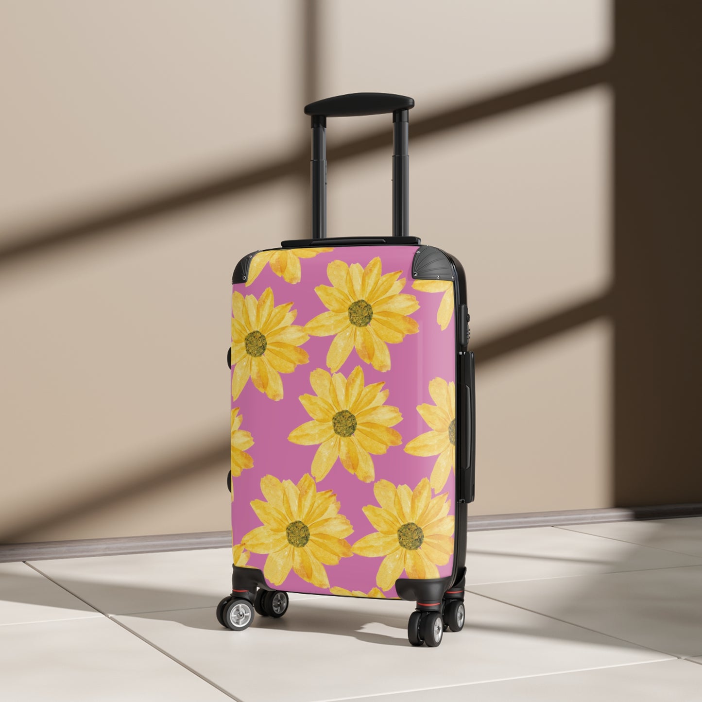 Flower Print Suitcase