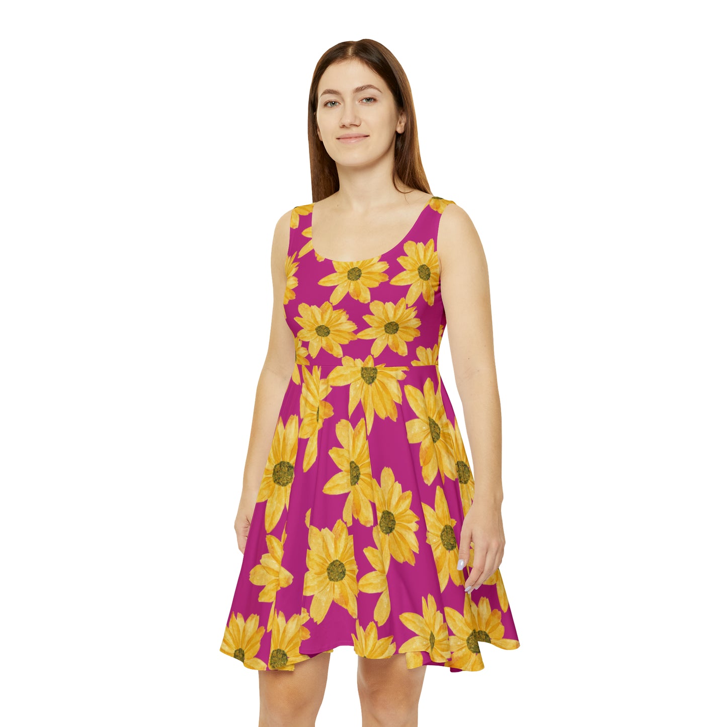 Flowers Women's Skater Dress (AOP)