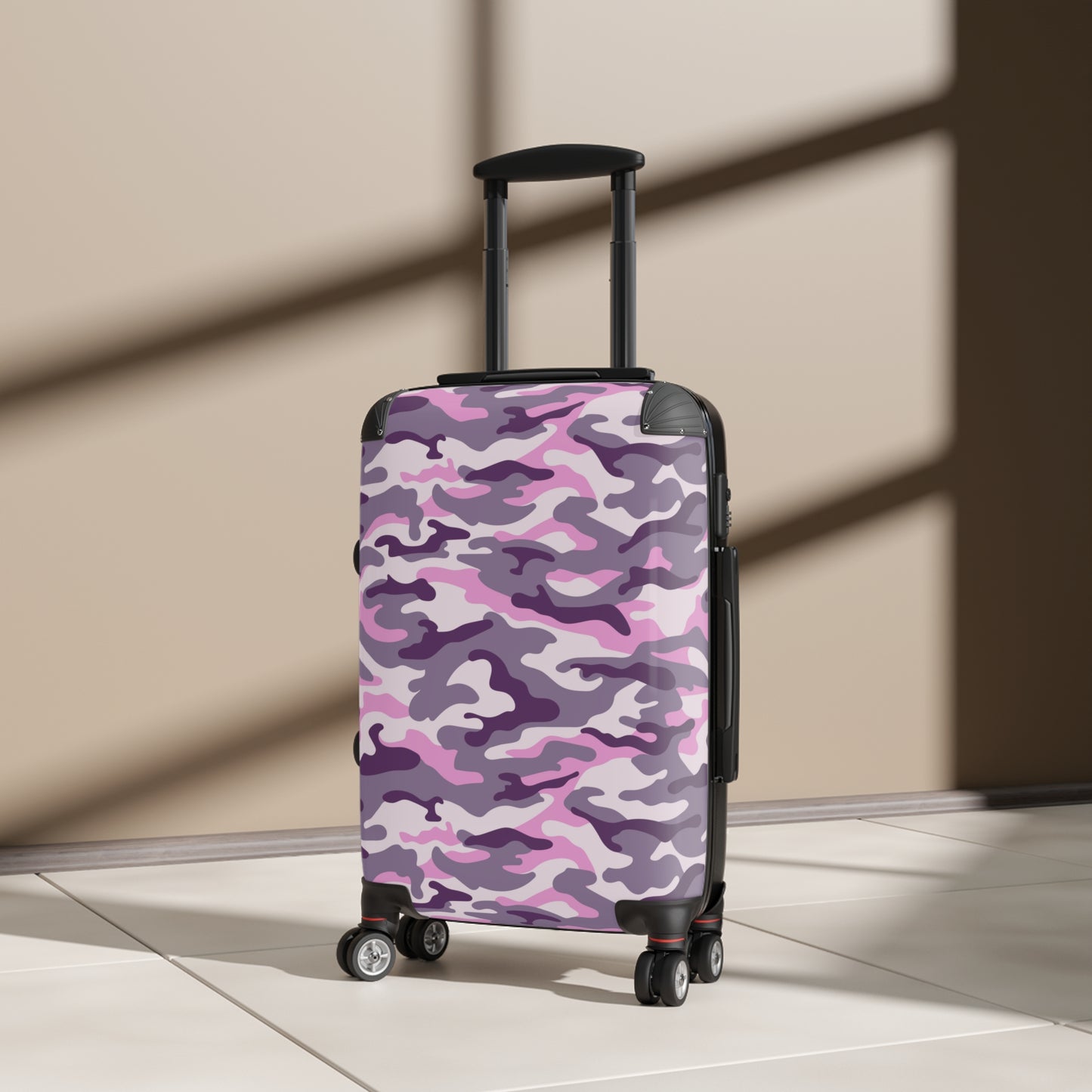 Pink Camo Suitcase