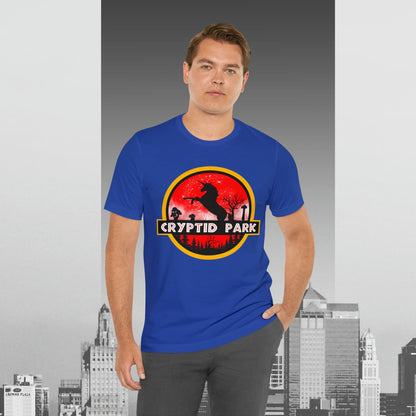 Cryptid Park Series Present The Unicorn Unisex Jersey Short Sleeve Tee