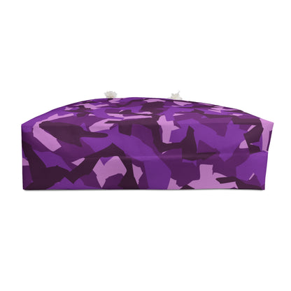 Purple Camouflage Weekender Bag
