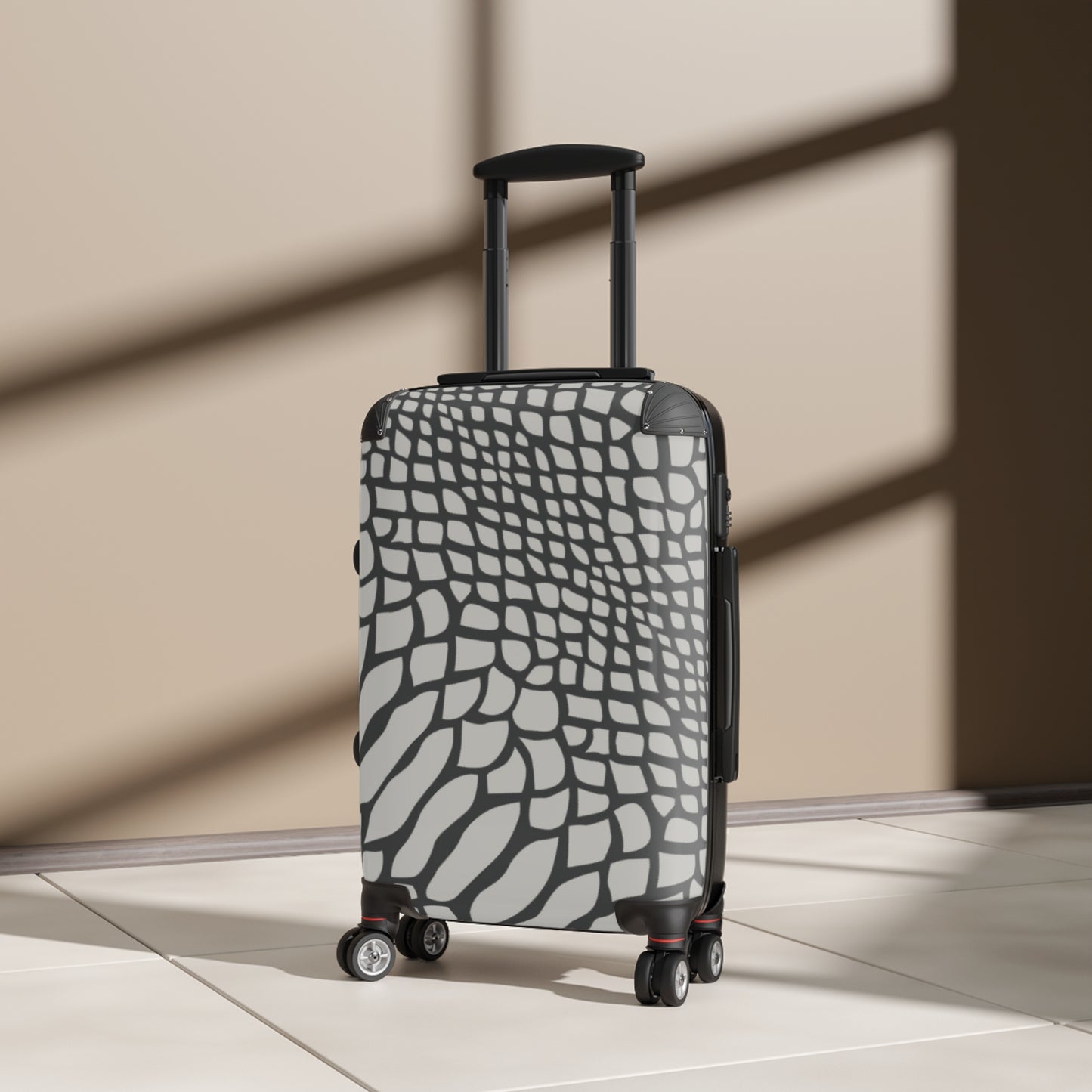 Snakeskin Print Suitcase