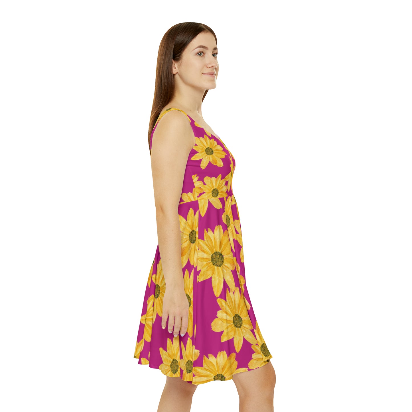 Flowers Women's Skater Dress (AOP)