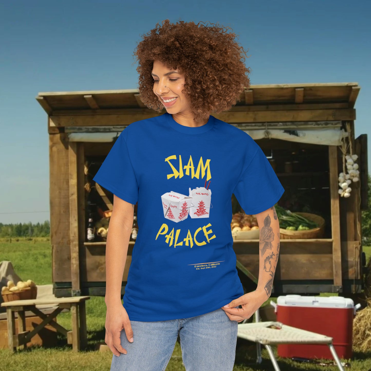 Siam Palace Established 2007 Unisex Heavy Cotton Tee