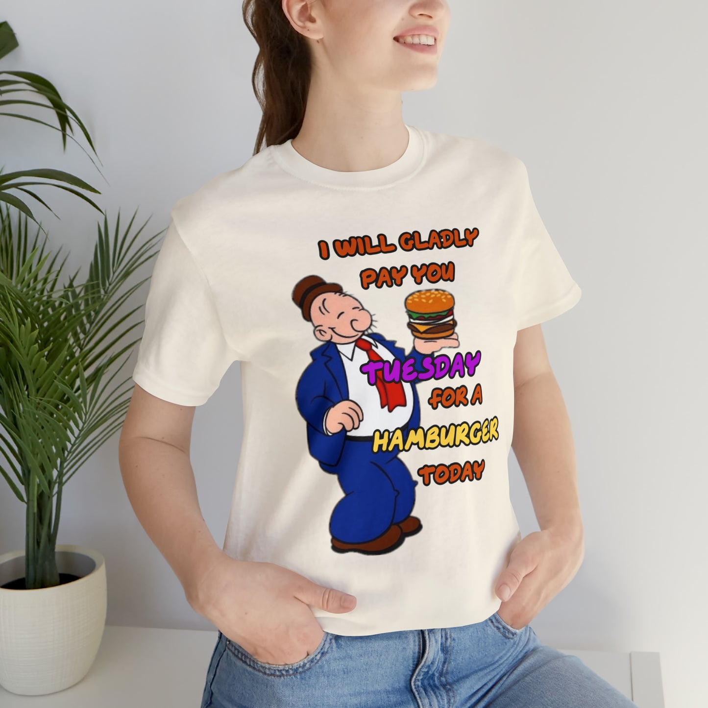 Popeye's Friend Wimpy/Unisex Jersey Short Sleeve Tee