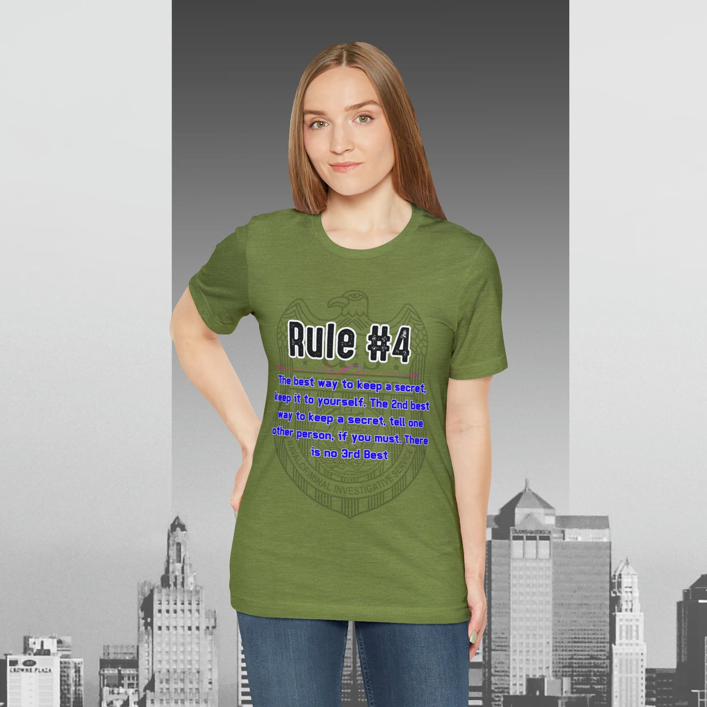 Rules of Gibbs #4 If you have a secret Keep it to yourself Unisex Jersey Short Sleeve Tee