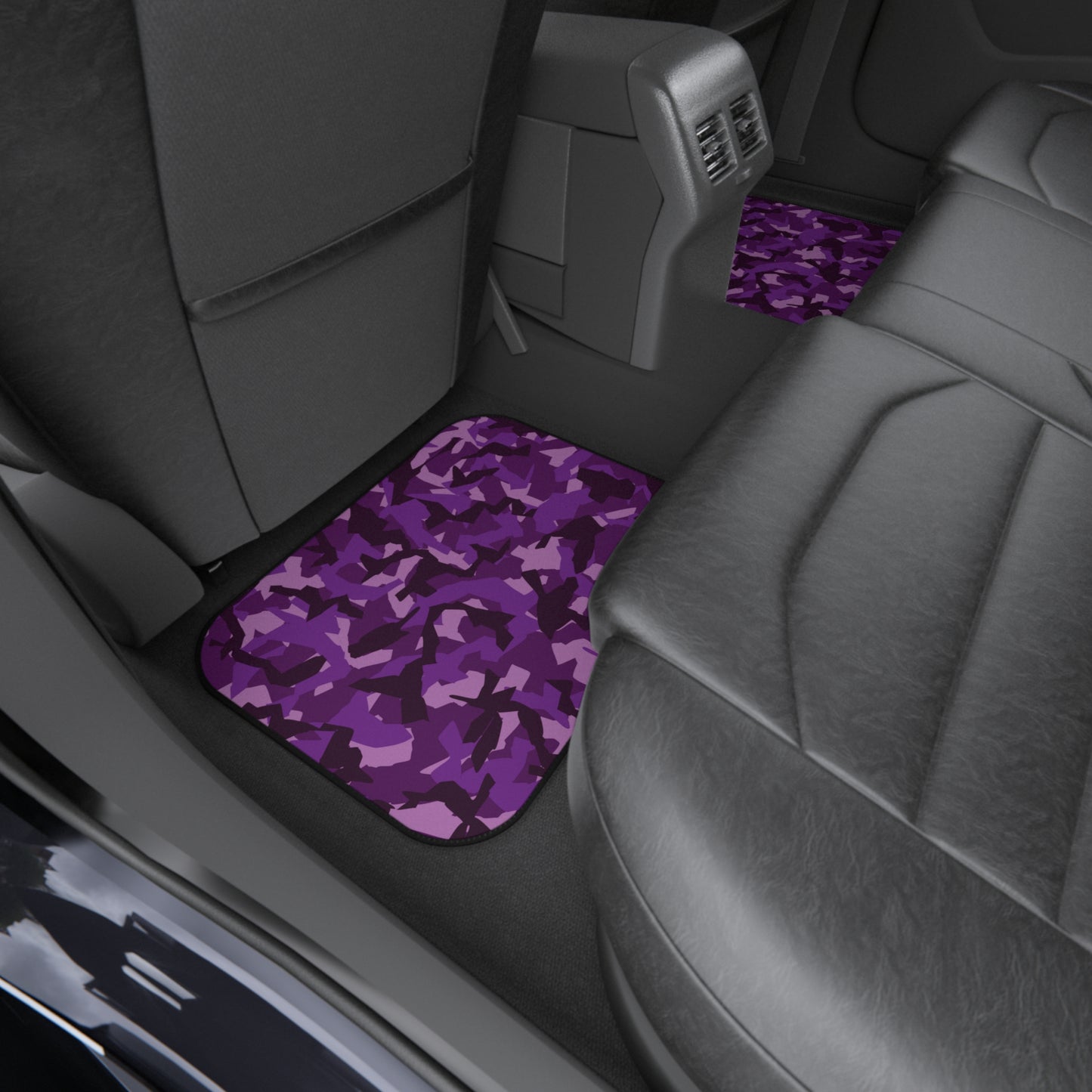 Purple Camo Car Mats (Set of 4)