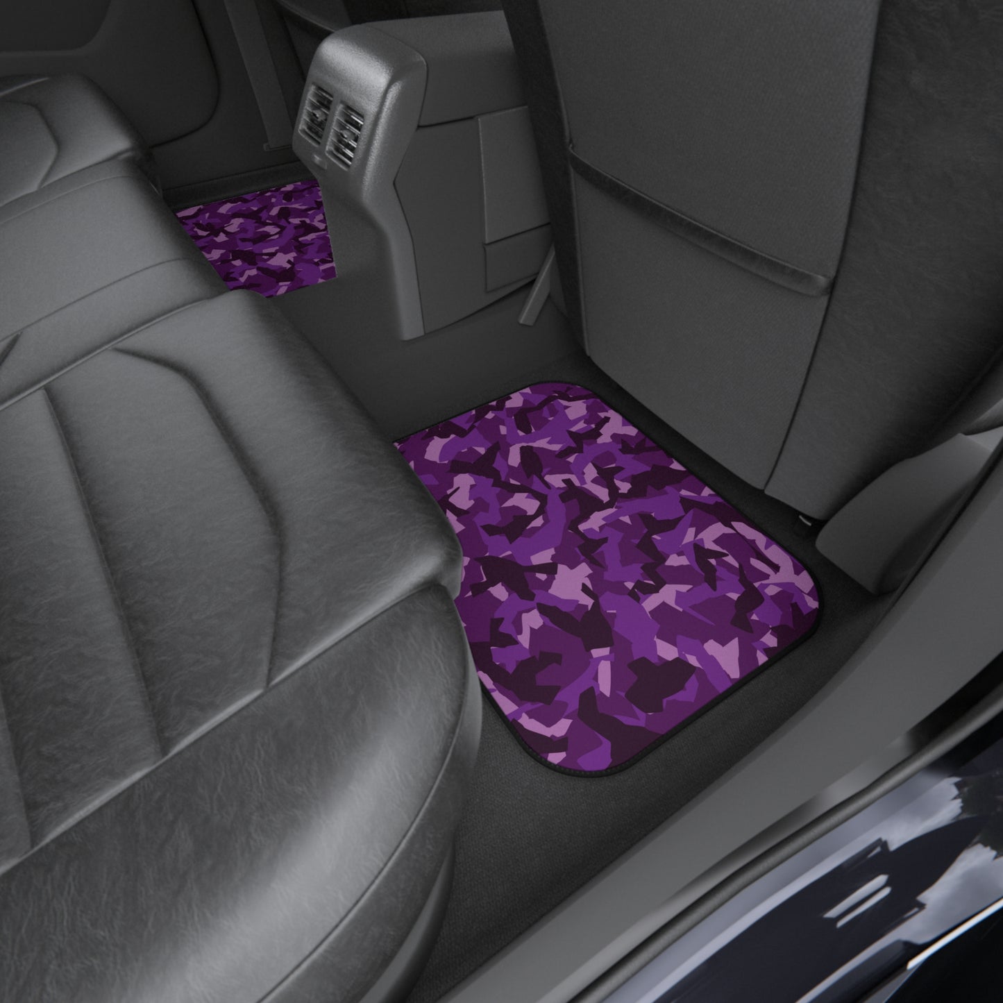 Purple Camo Car Mats (Set of 4)