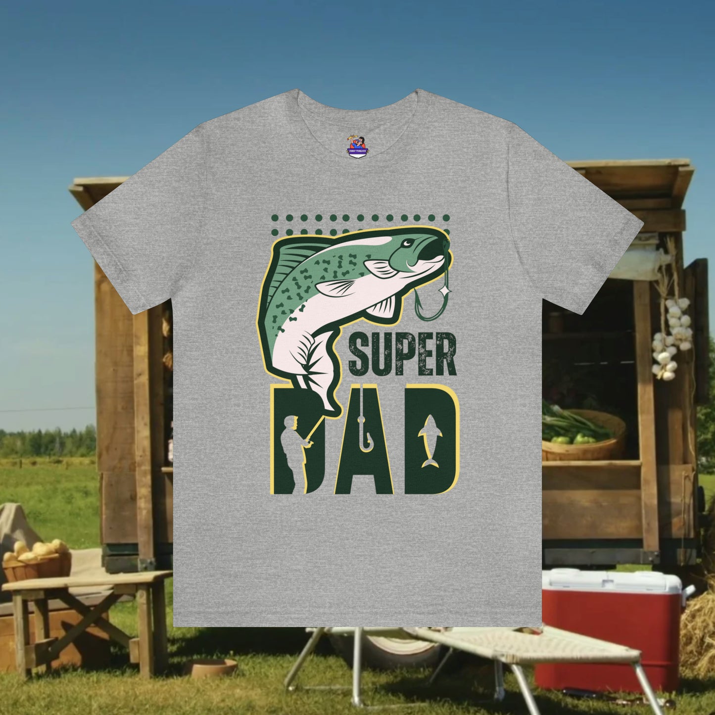 Super Dad/ Unisex Jersey Short Sleeve Tee