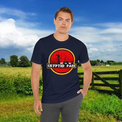 Cryptid Park Series Present The Loch Ness Monster Unisex Jersey Short Sleeve Tee