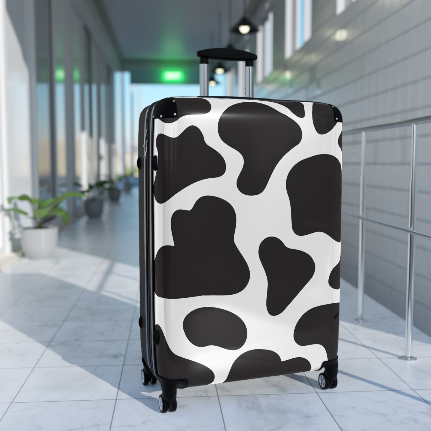 Cow Print Suitcase