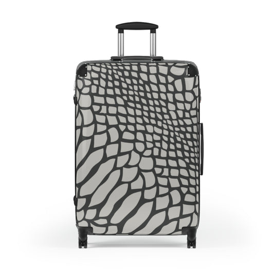 Snakeskin Print Suitcase