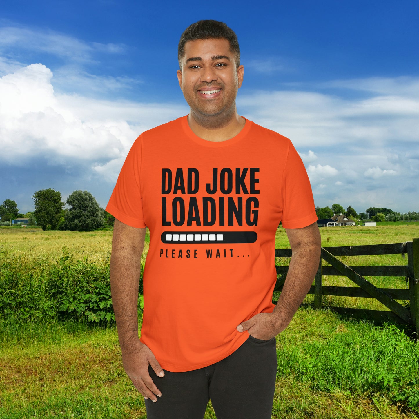 Dad Joke Loading Please Wait / Unisex Jersey Short Sleeve Tee