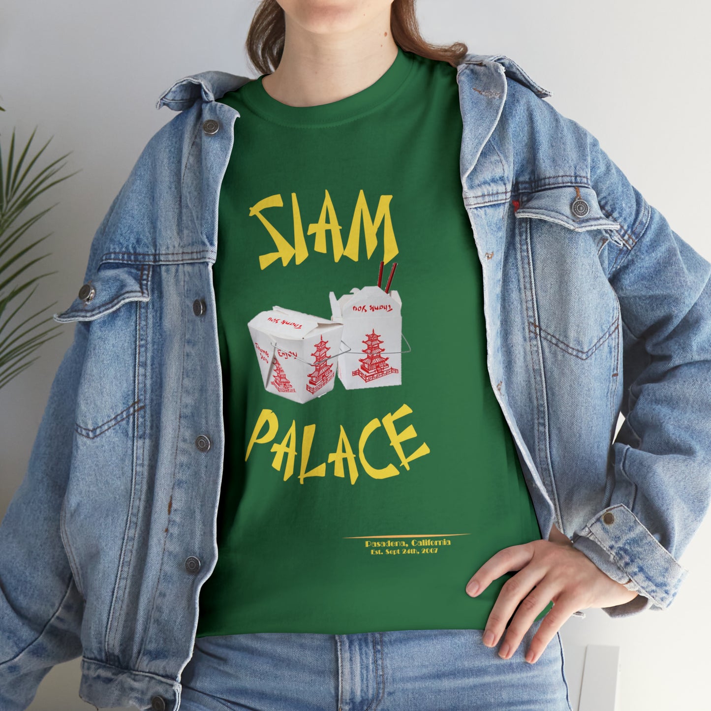 Siam Palace Established 2007 Unisex Heavy Cotton Tee