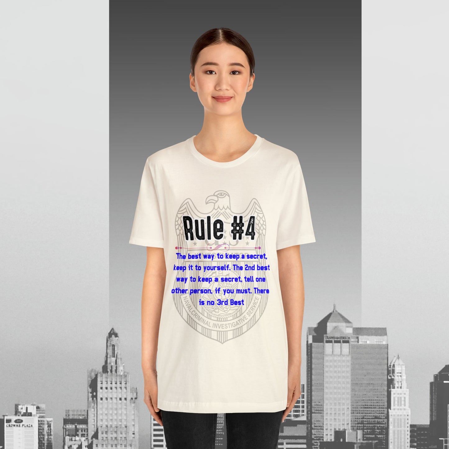 Rules of Gibbs #4 If you have a secret Keep it to yourself Unisex Jersey Short Sleeve Tee