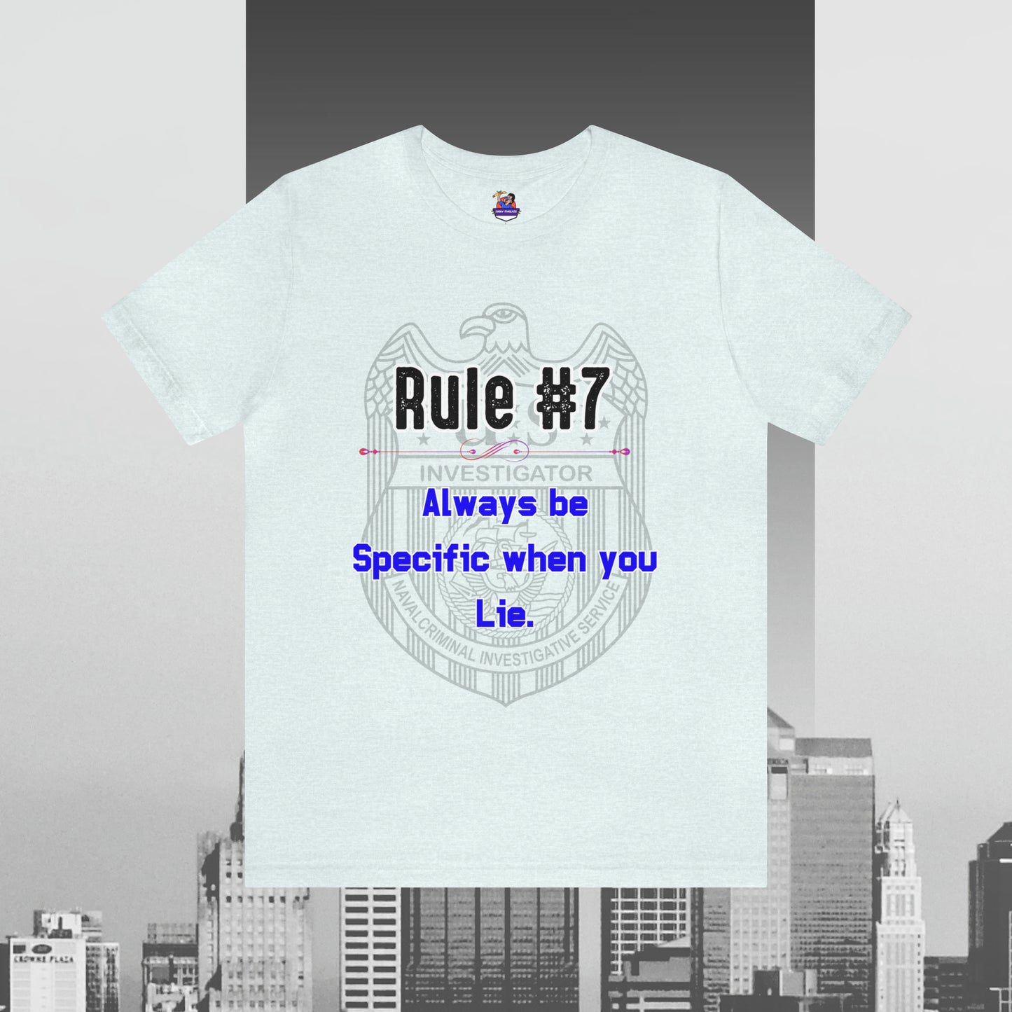 Rules of Gibbs #7 Always be Specific When you Lie Unisex Jersey Short Sleeve Tee