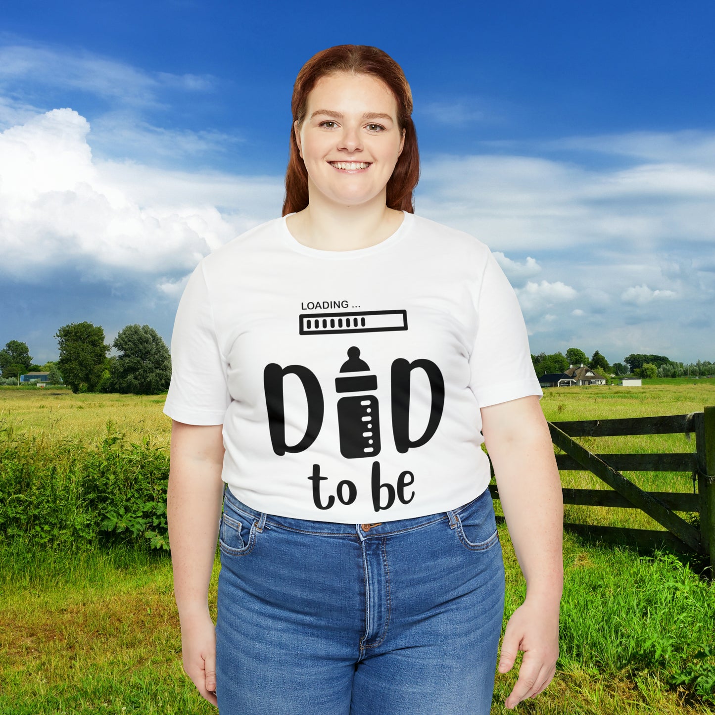 Dad To BE/ Unisex Jersey Short Sleeve Tee