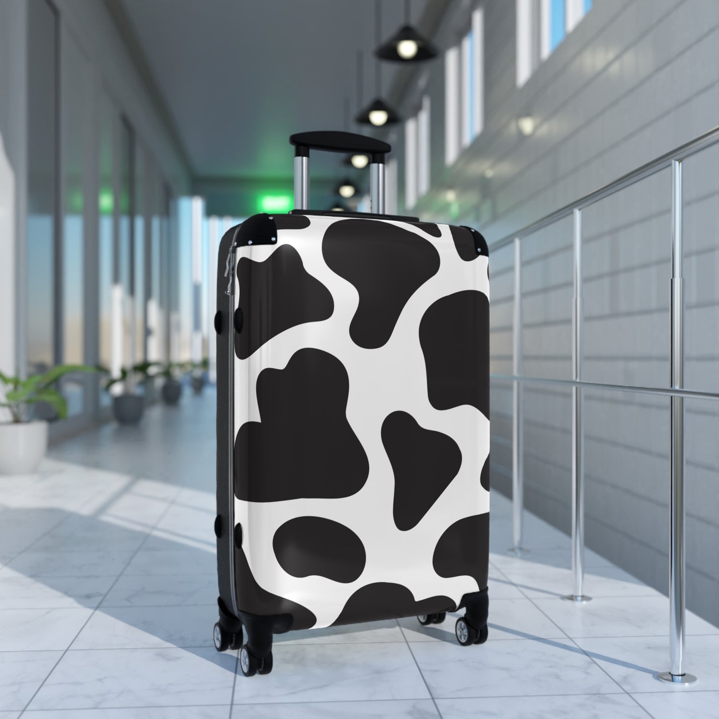 Cow Print Suitcase