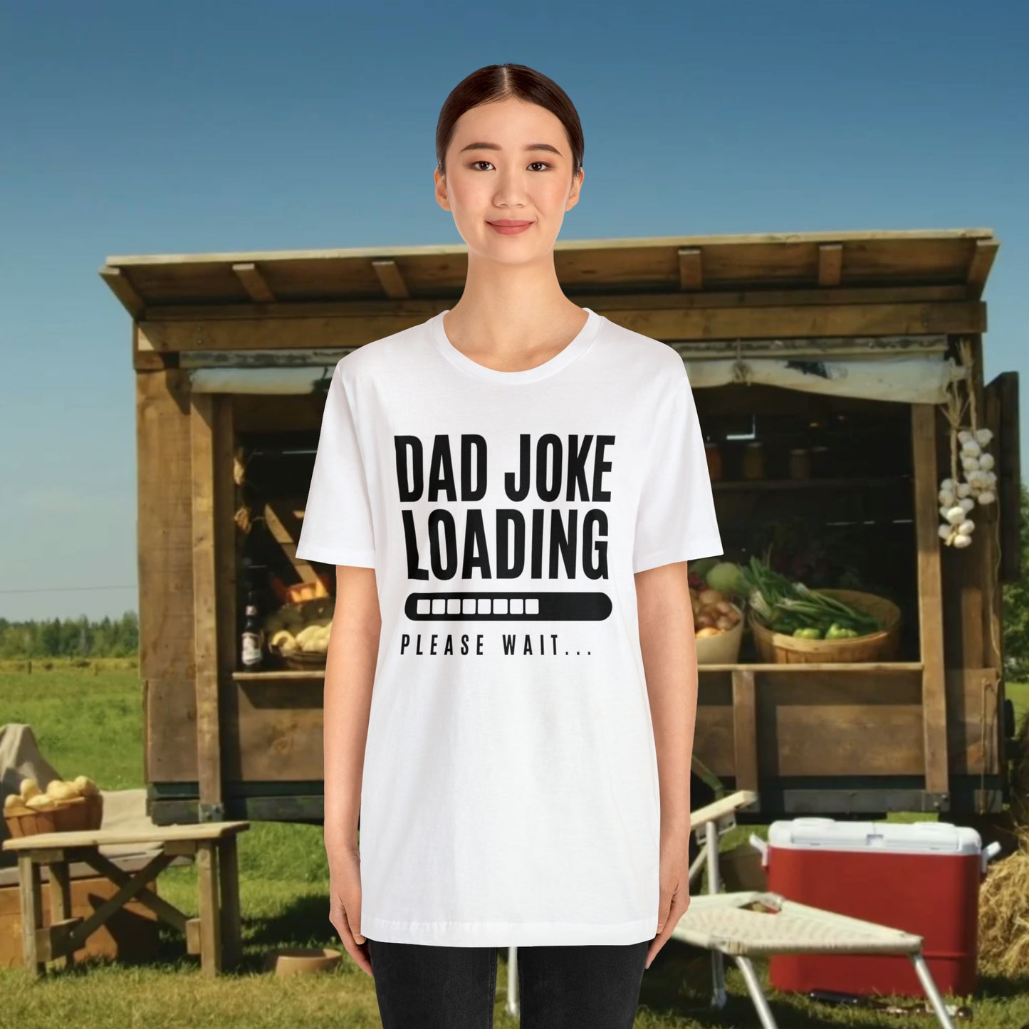 Dad Joke Loading Please Wait / Unisex Jersey Short Sleeve Tee