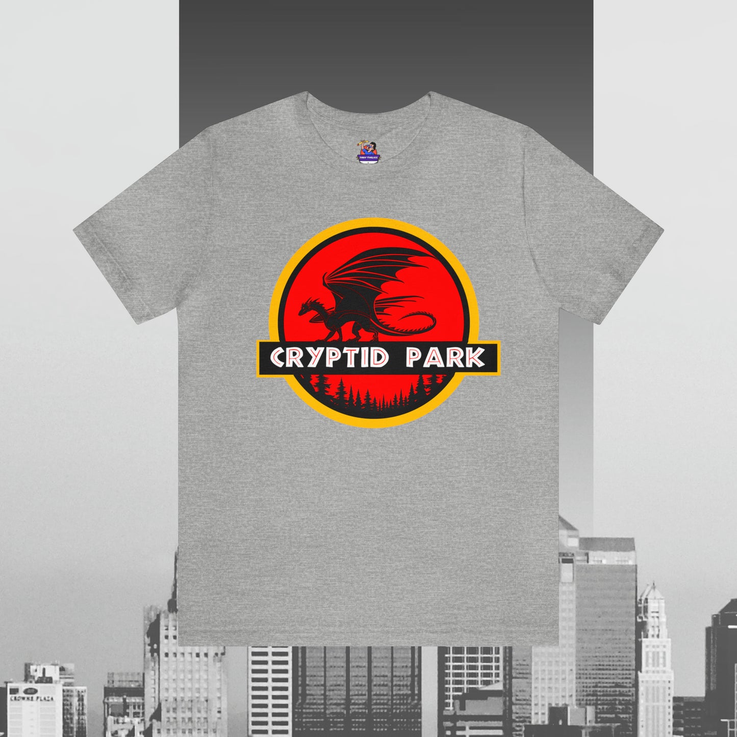 Cryptid Park Series Present The Dragon Unisex Jersey Short Sleeve Tee