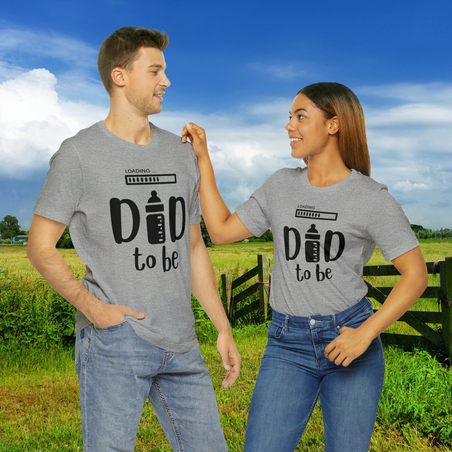 Dad To BE/ Unisex Jersey Short Sleeve Tee