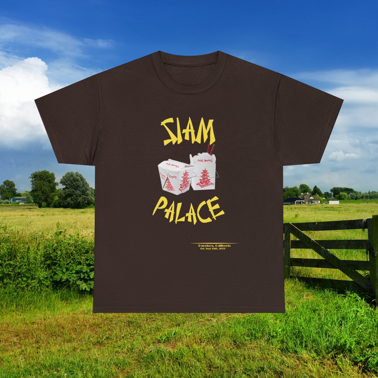 Siam Palace Established 2007 Unisex Heavy Cotton Tee