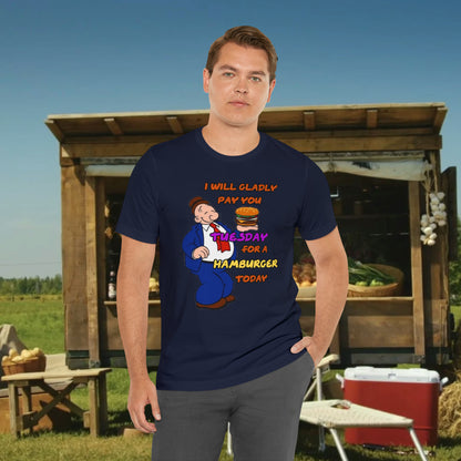 Popeye's Friend Wimpy/Unisex Jersey Short Sleeve Tee