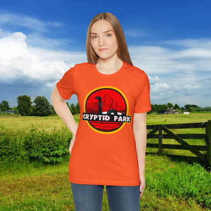 Cryptid Park Series Present The Loch Ness Monster Unisex Jersey Short Sleeve Tee